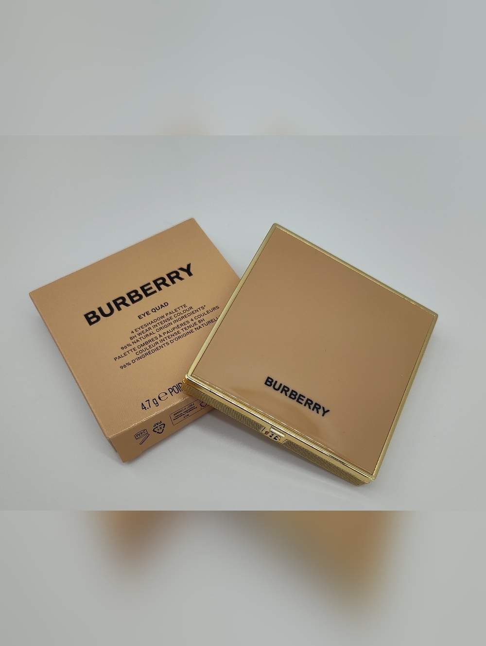 BURBERRY Eye Quad 04 Midnight Eyeshadow Palette 4 Shade Luxury Compact NIB - Picture 6 of 10